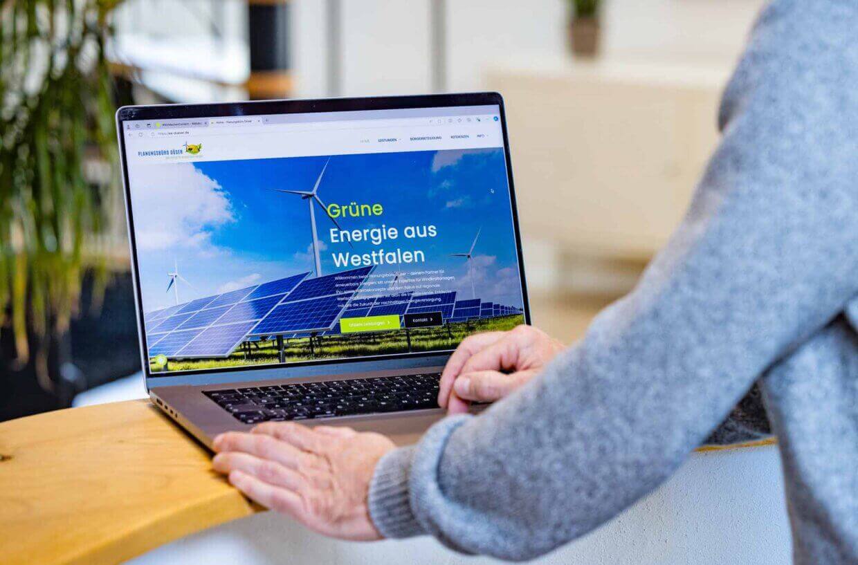 Webdesign Halver vom Donat