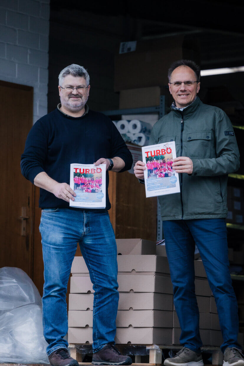 Magazin Abholung bei der Druckerei Müller