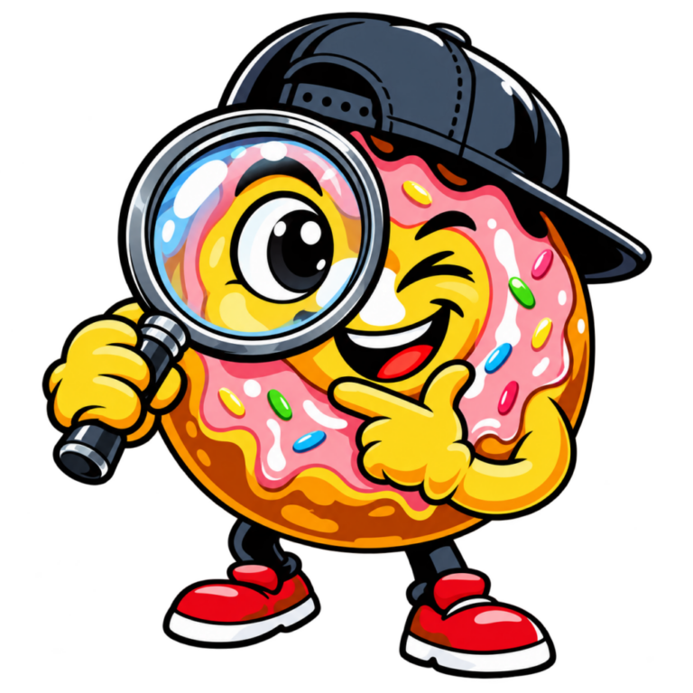 Der Donat spielt SEO Detektiv