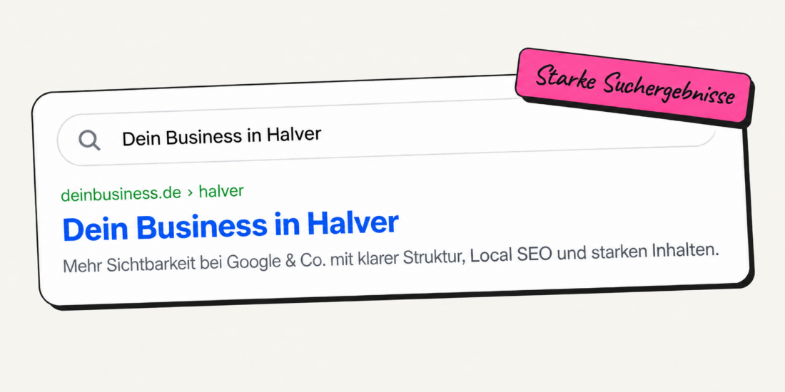 Beispielbild einer Google Suche